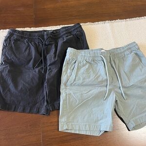 Denim & Flower Shorts